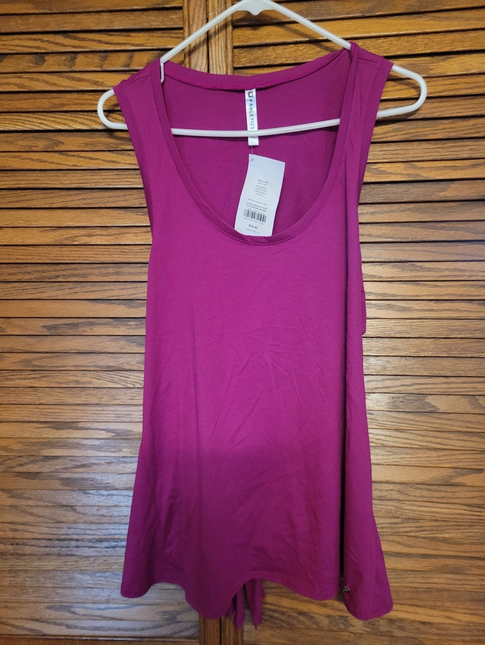 Fabletics NWT Mariela Tank Magenta Size XL